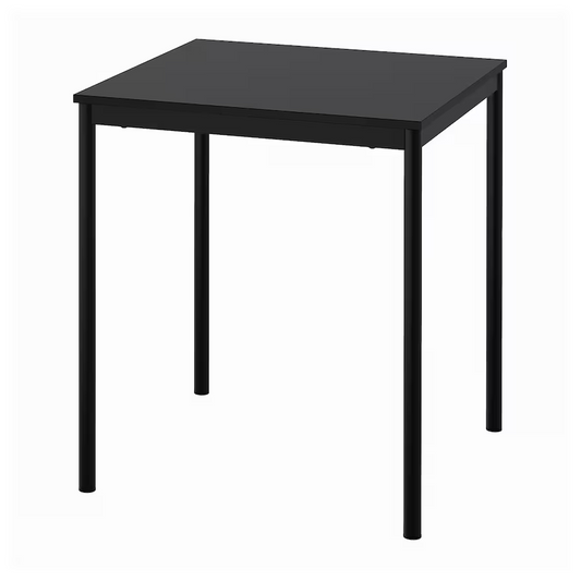 Table, noir, 67x67 cm